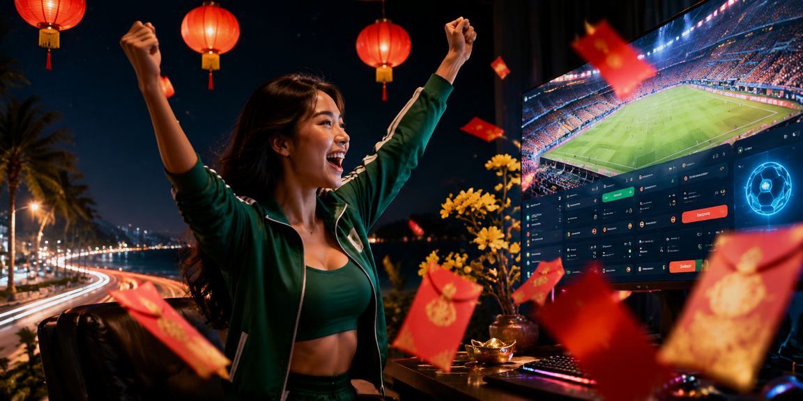 Người dùng tham gia esports và jackpot tại Mũi Né dưới ánh đèn lồng rực rỡ