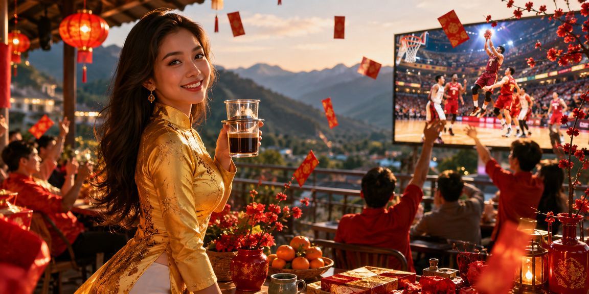 Người chơi đặt cược bóng rổ qua thiết bị di động tại Sapa
