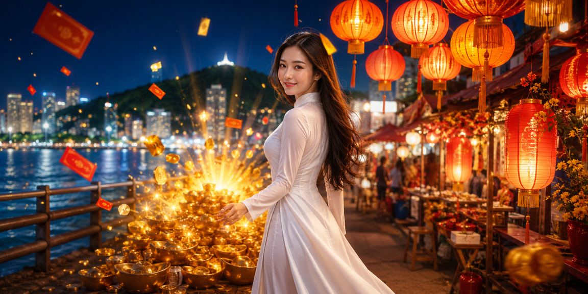 Phong bì đỏ thưởng Jackpot và không khí rực rỡ tại bờ biển Vũng Tàu